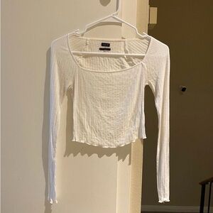 Urban outfitters white crop top